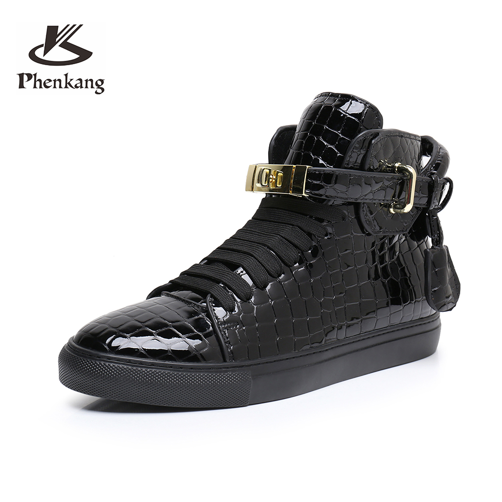 Men Shoes Red - Nouveau grande taille en cuir véritable