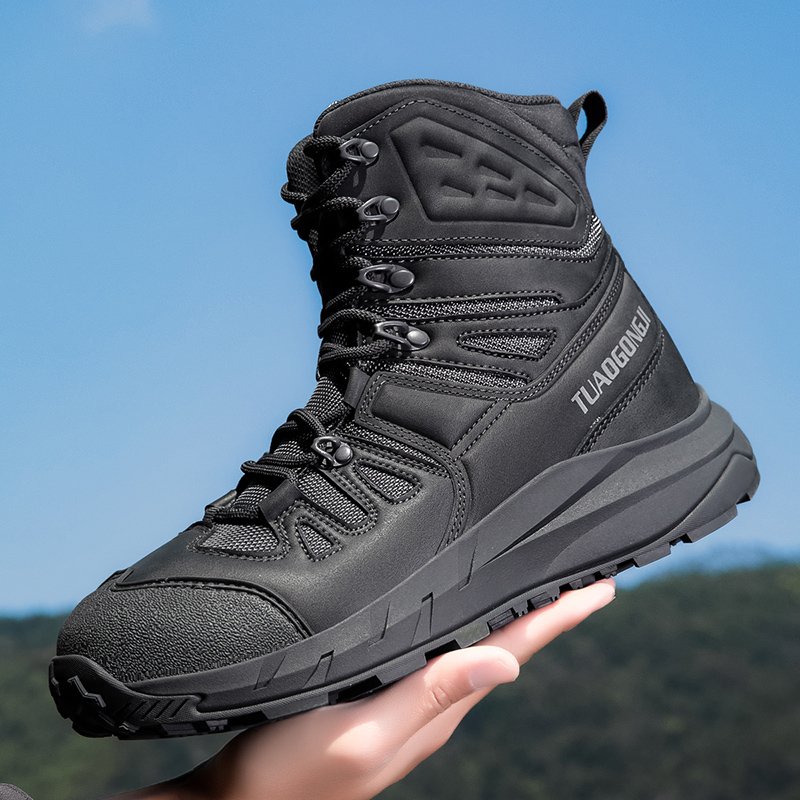 Men'S Shoes Zipper - Bottes tactiques militaires pour hommes, bottes