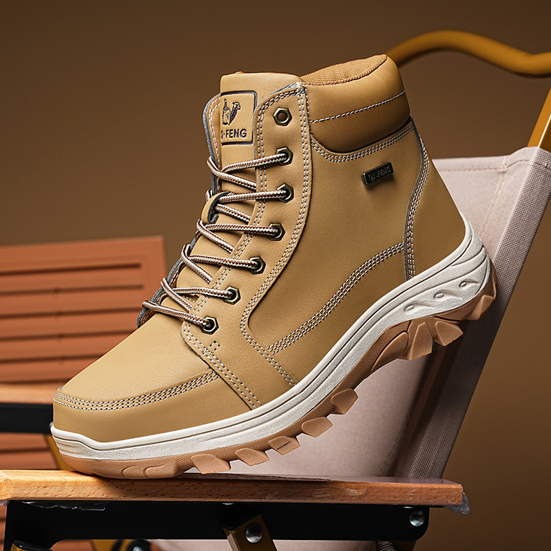 Men'S Shoes Yellow And Black - Bottes pour hommes, chaussures de marche