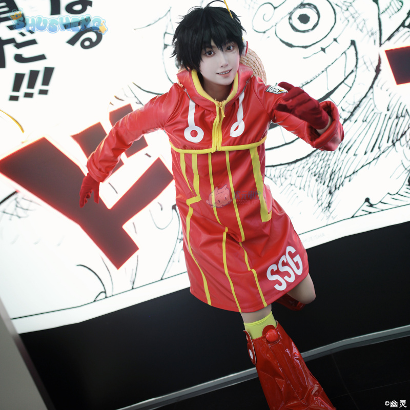 Men Shoes Red - Monkey D Luffy Egghead Cospaly Costume