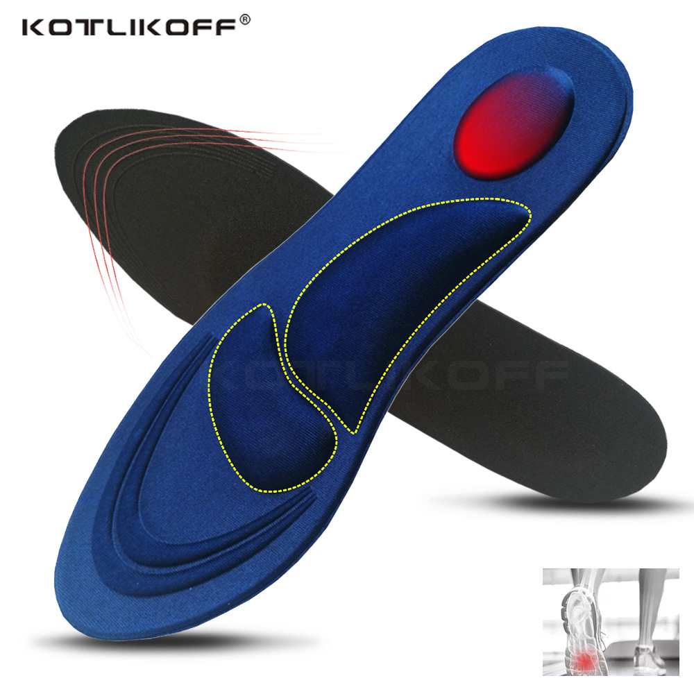 Men'S Shoes With Memory Foam - Semelles intérieures en éponge 4D pour