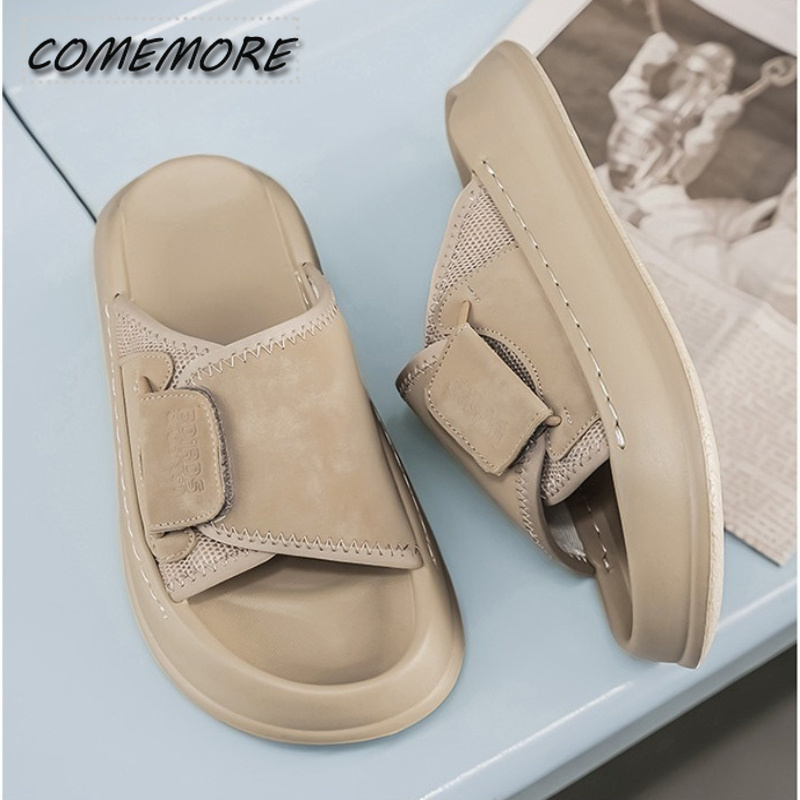 Men'S Shoes With Velcro - Comemore – pantoufles d'intérieur et d'extérieur