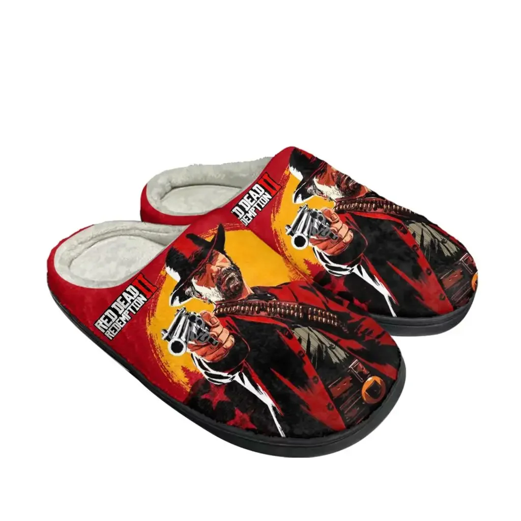 Men Shoes Red - Red Dead Redemption 2 Pantoufles en