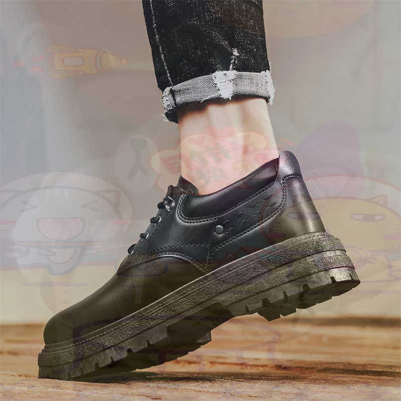 Men'S Shoes Yellow And Black - Baskets de Tennis en cuir naturel