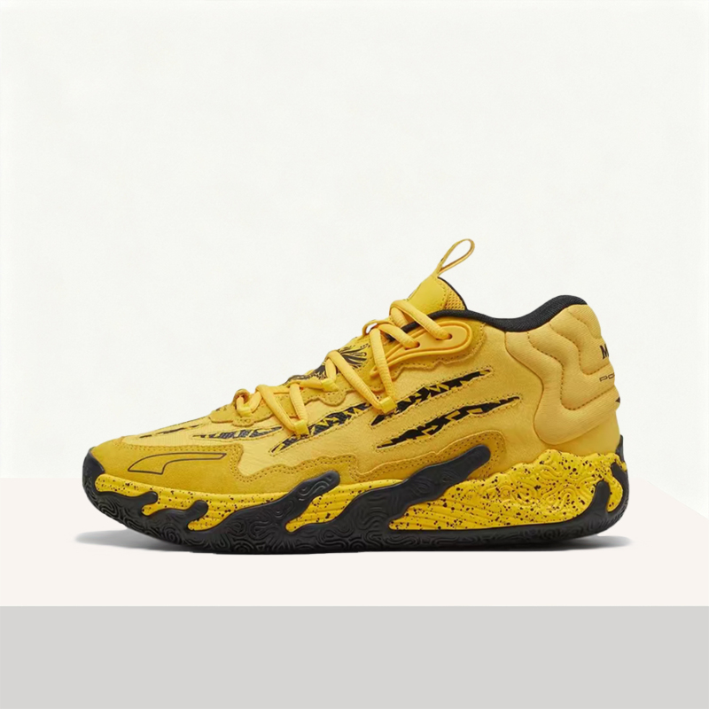 Men'S Shoes Yellow And Black - Chaussures de basket-ball basses Puma MB.03