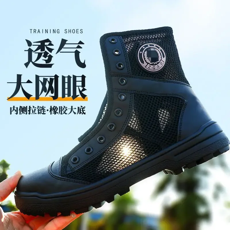 Men'S Shoes Low Top - Bottes d'entraînement respirantes en maille pour