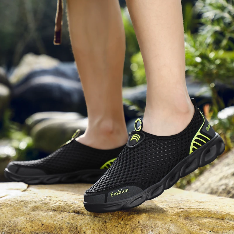 Men'S Shoes Yellow And Black - Chaussures de jogging pour hommes, baskets
