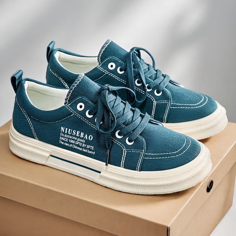 Men'S Shoes For Gym - Chaussures plates tissées confortables toute la