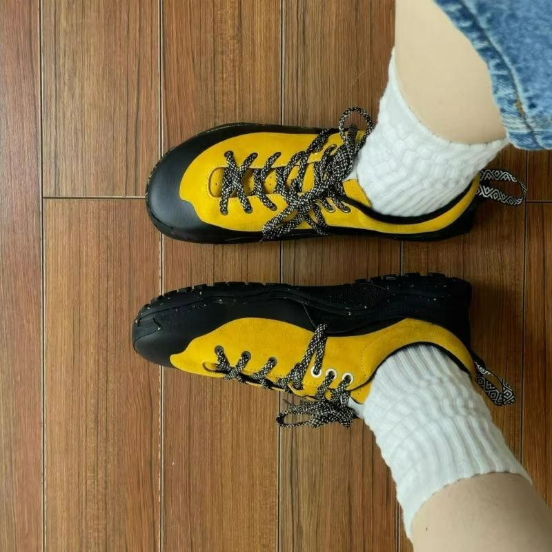 Men'S Shoes Yellow And Black - Chaussures d'entraînement de musculation professionnelles pour