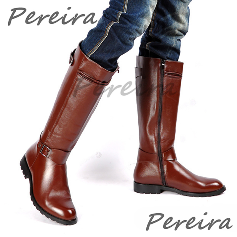 Bottes hautes rétro pour homme - Men'S Shoes Zipper avis et prix