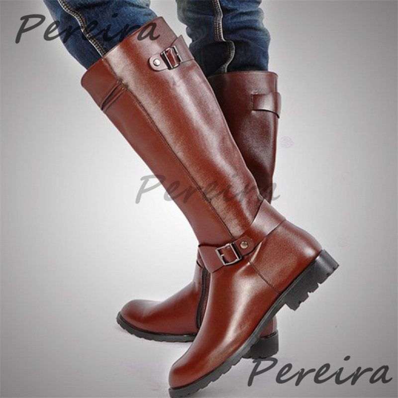 Bottes hautes rétro pour homme - Men'S Shoes Zipper avis et prix