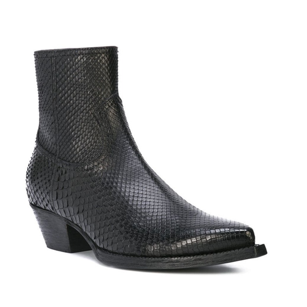Homme Chelsea bottes en cuir v - Men'S Shoes Zipper avis et prix