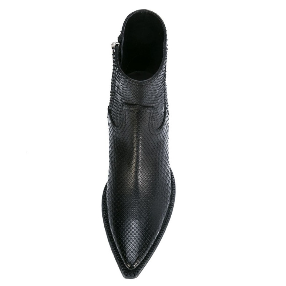 Homme Chelsea bottes en cuir v - Men'S Shoes Zipper avis et prix