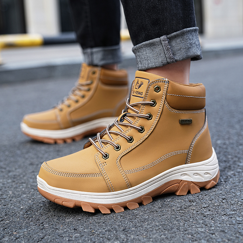 Bottes pour hommes, chaussures - Men'S Shoes Yellow And Black avis et prix