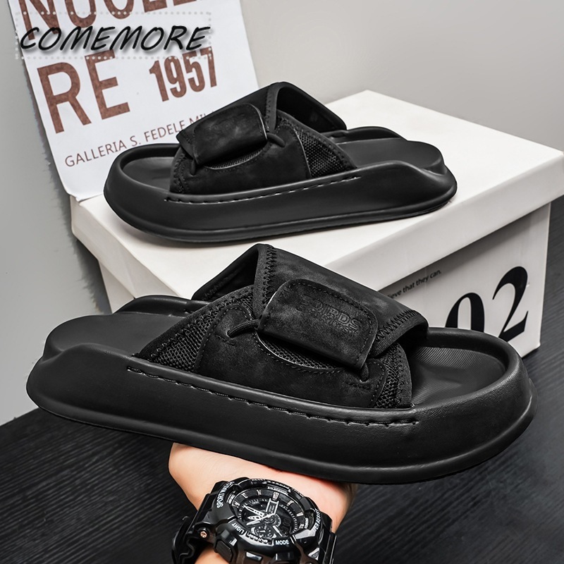 Comemore – pantoufles d'intéri - Men'S Shoes With Velcro avis et prix