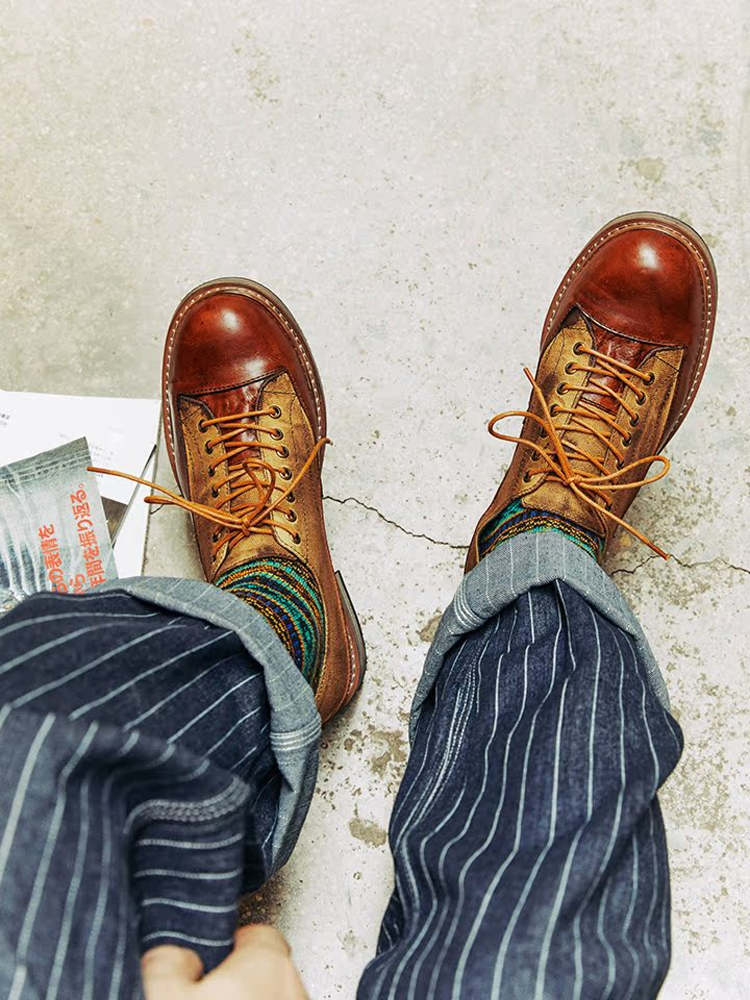 Vintage mode en cuir véritable - Men'S Shoes Low Top avis et prix