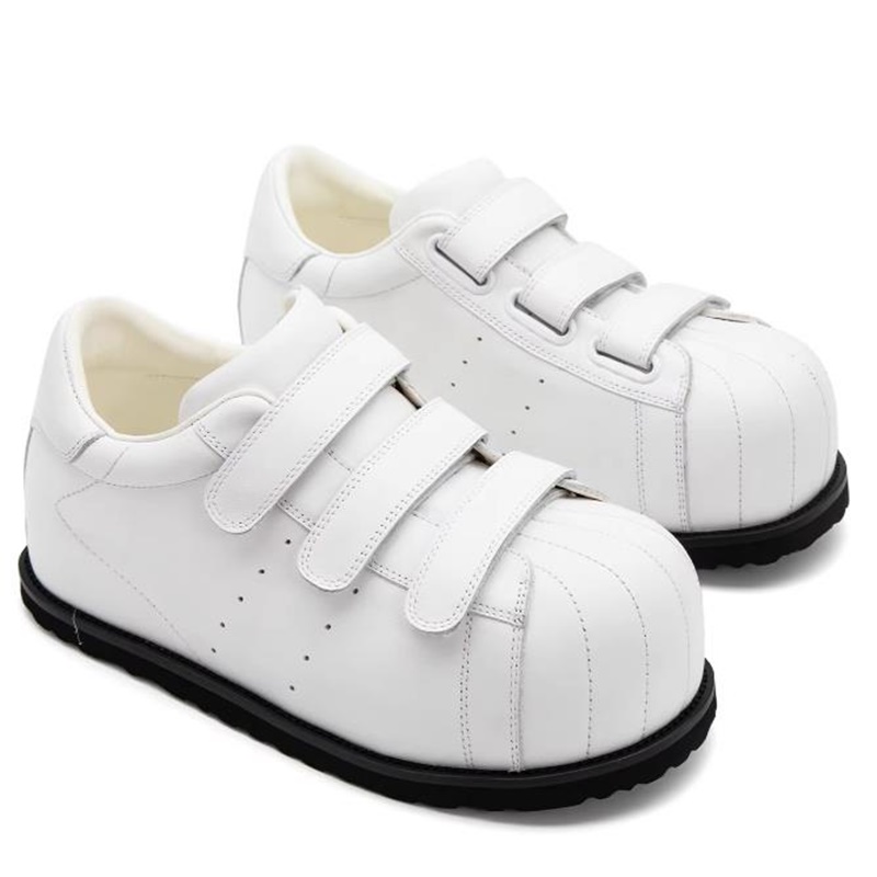 Chaussures de skate en cuir pl - Men'S Shoes With Velcro avis et prix