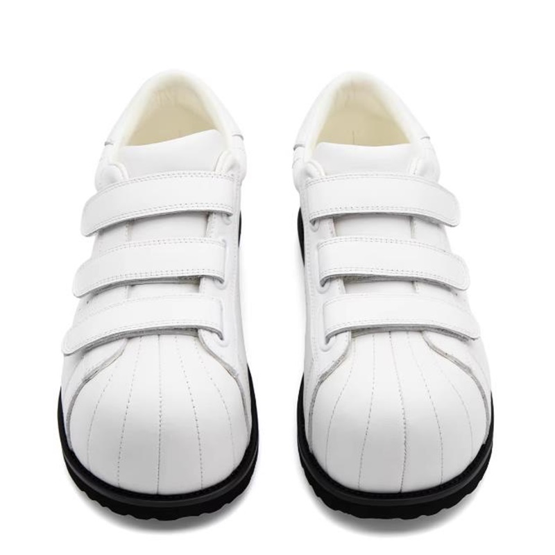 Chaussures de skate en cuir pl - Men'S Shoes With Velcro avis et prix