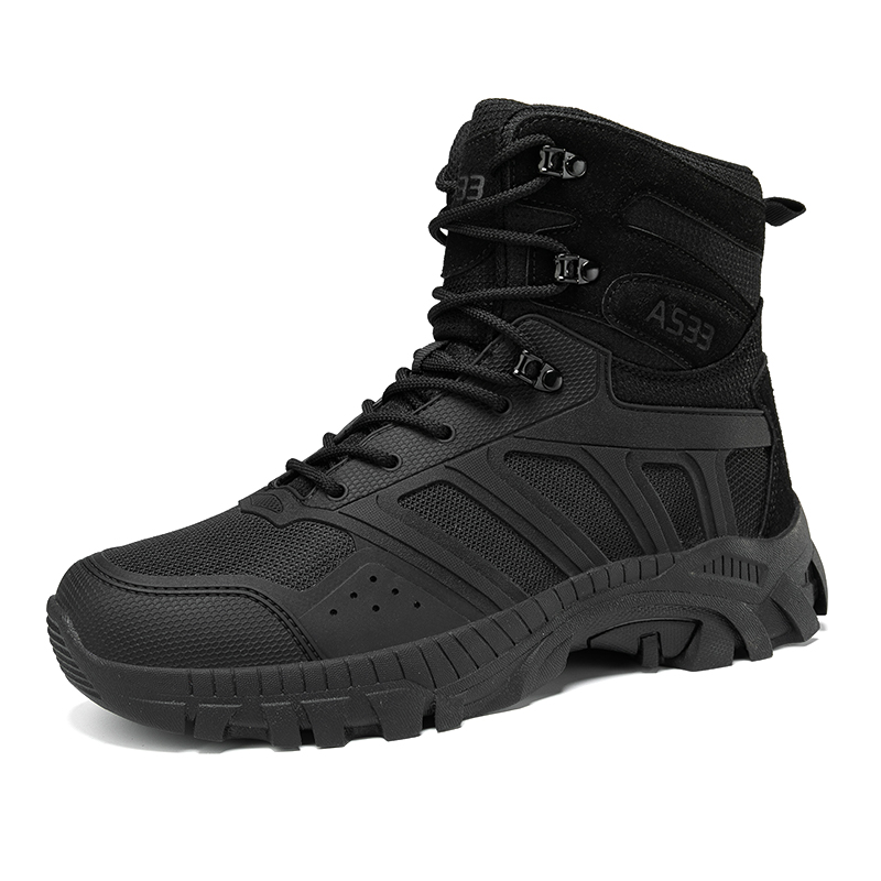 Hommes bottes tactiques à lace - Men'S Shoes Zipper avis et prix