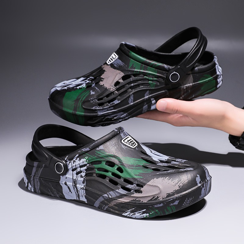 Sandales d'été pour hommes, mo - Men'S Shoes With Velcro avis et prix