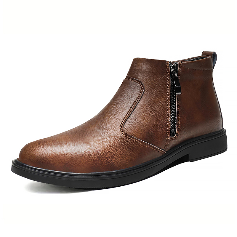 Nouvelles chaussures en cuir à - Men'S Shoes Zipper avis et prix