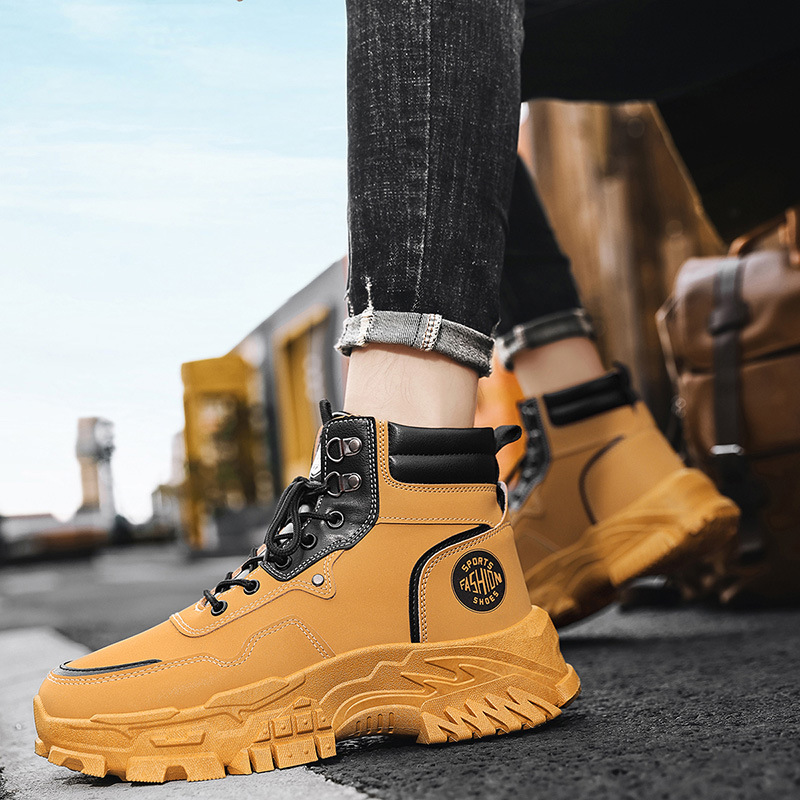 2025 nouveaux hommes jaune noi - Men'S Shoes Yellow And Black avis et prix