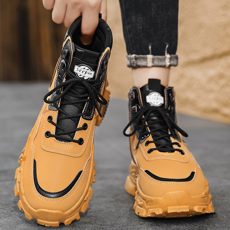 2025 nouveaux hommes jaune noi - Men'S Shoes Yellow And Black avis et prix