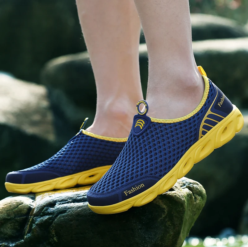 Chaussures de jogging pour hom - Men'S Shoes Yellow And Black avis et prix