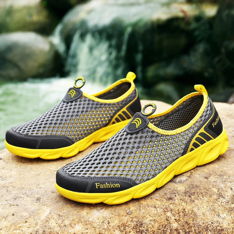 Chaussures de jogging pour hom - Men'S Shoes Yellow And Black avis et prix
