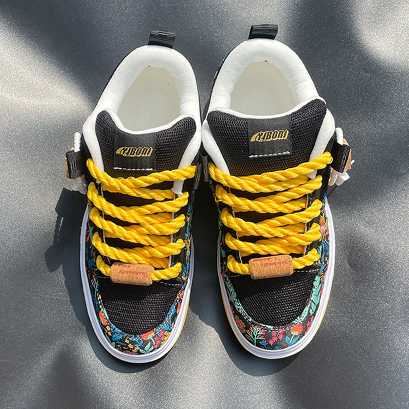 Nouveaux mocassins imprimés no - Men'S Shoes Yellow And Black avis et prix