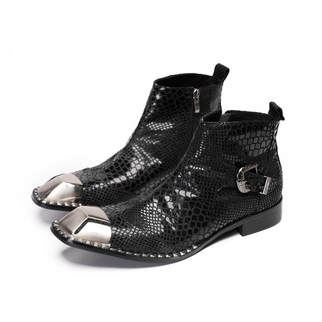 Bottes de soirée pour hommes e - Men'S Shoes Zipper avis et prix