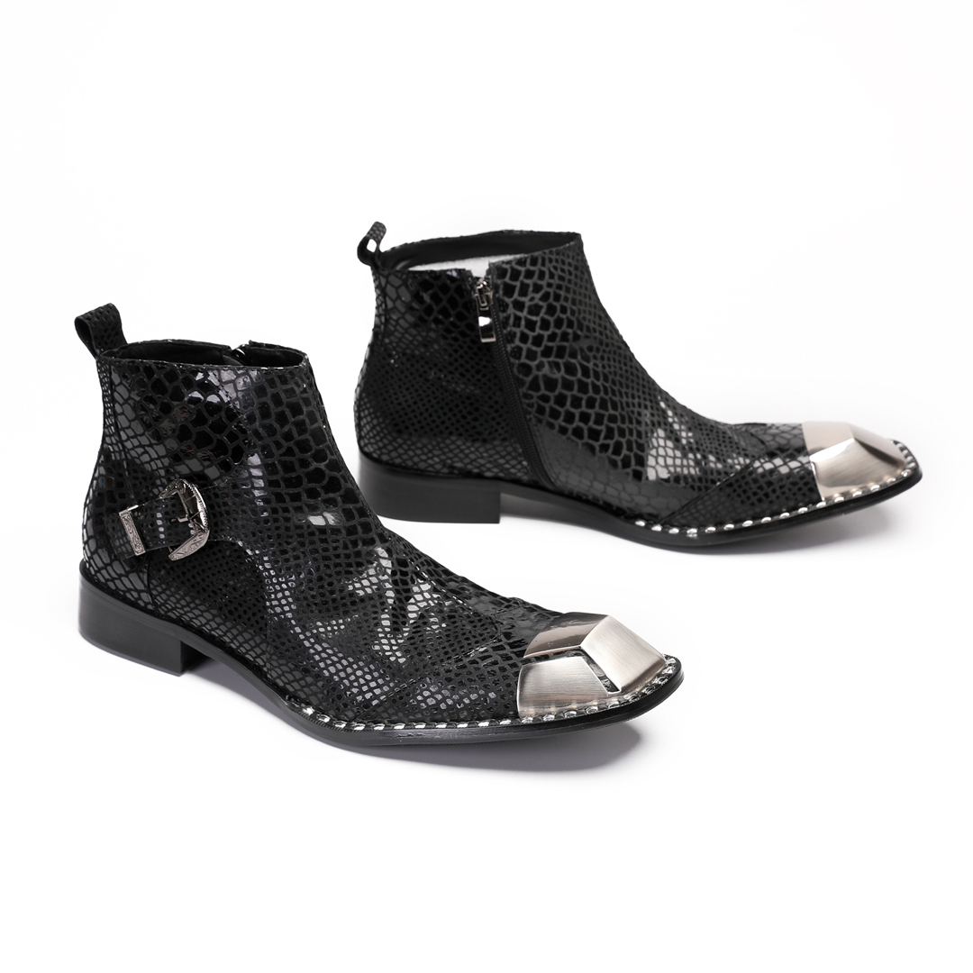Bottes de soirée pour hommes e - Men'S Shoes Zipper avis et prix
