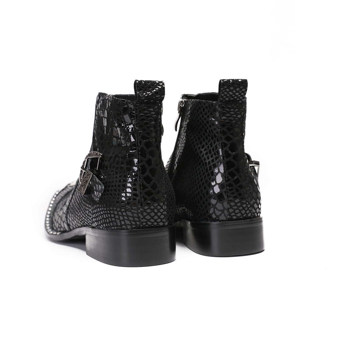 Bottes de soirée pour hommes e - Men'S Shoes Zipper avis et prix