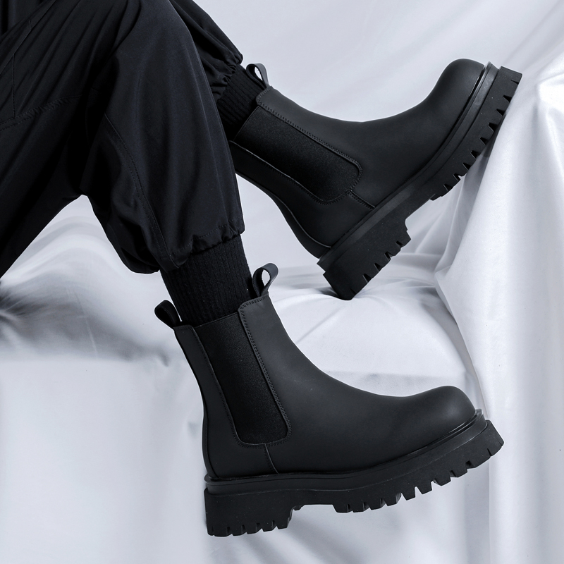 Bottes Chelsea montantes noire - Men Shoes Branded avis et prix