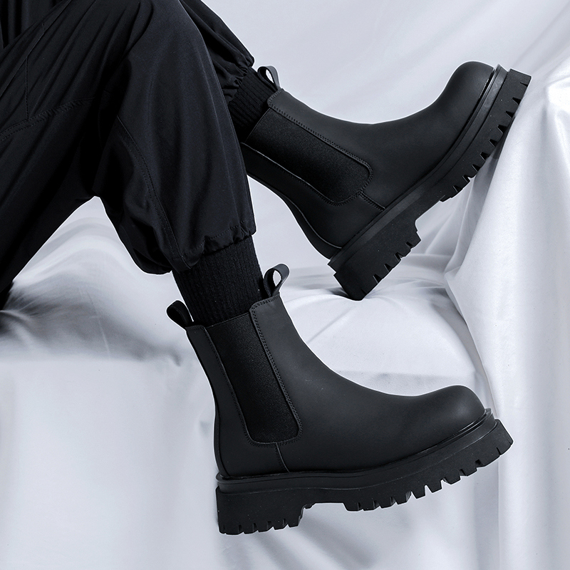 Bottes Chelsea montantes noire - Men Shoes Branded avis et prix