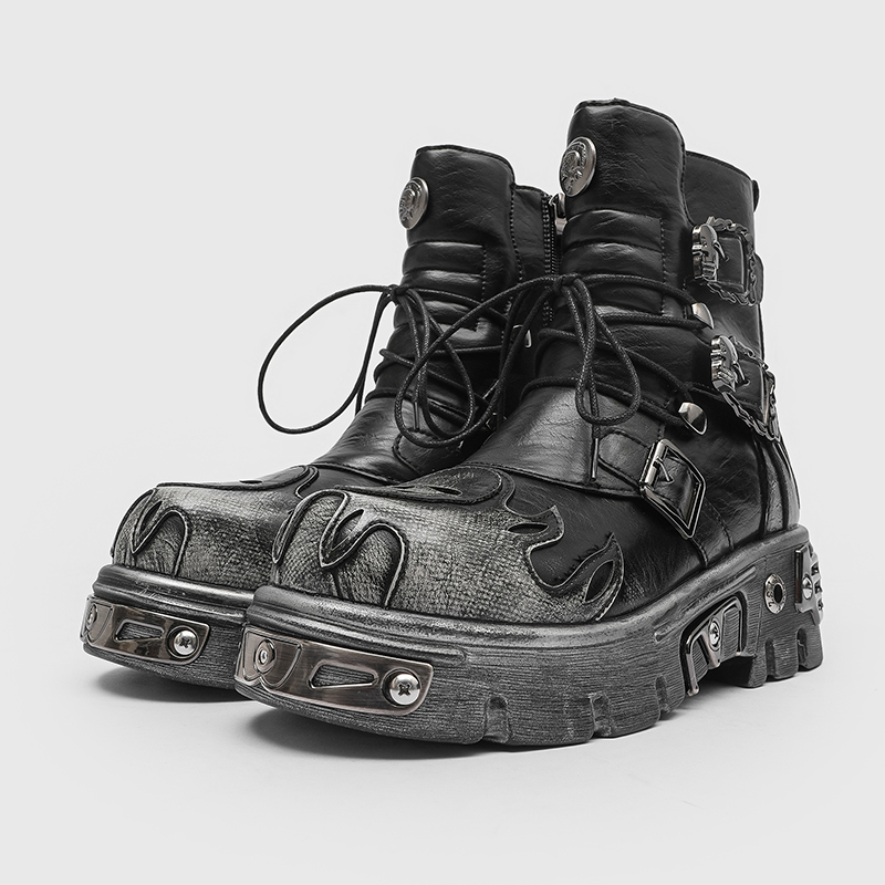 Bottes de moto pour hommes, st - Men'S Shoes Zipper avis et prix